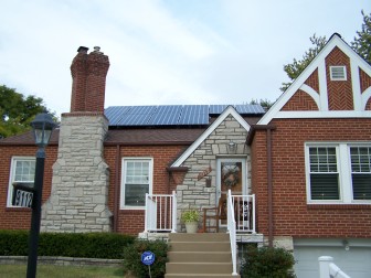 Maplewood business Earth First Solar installed solar panels on this home.