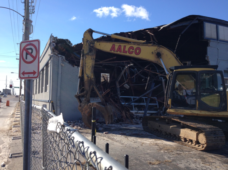 The Auto Ford Plaza demolition began Tuesday. A generation 3 QuikTrip is planned for the spot.