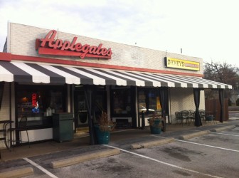 Applegate's Deli will be out, and an Einstein Bros. will be in, in April.