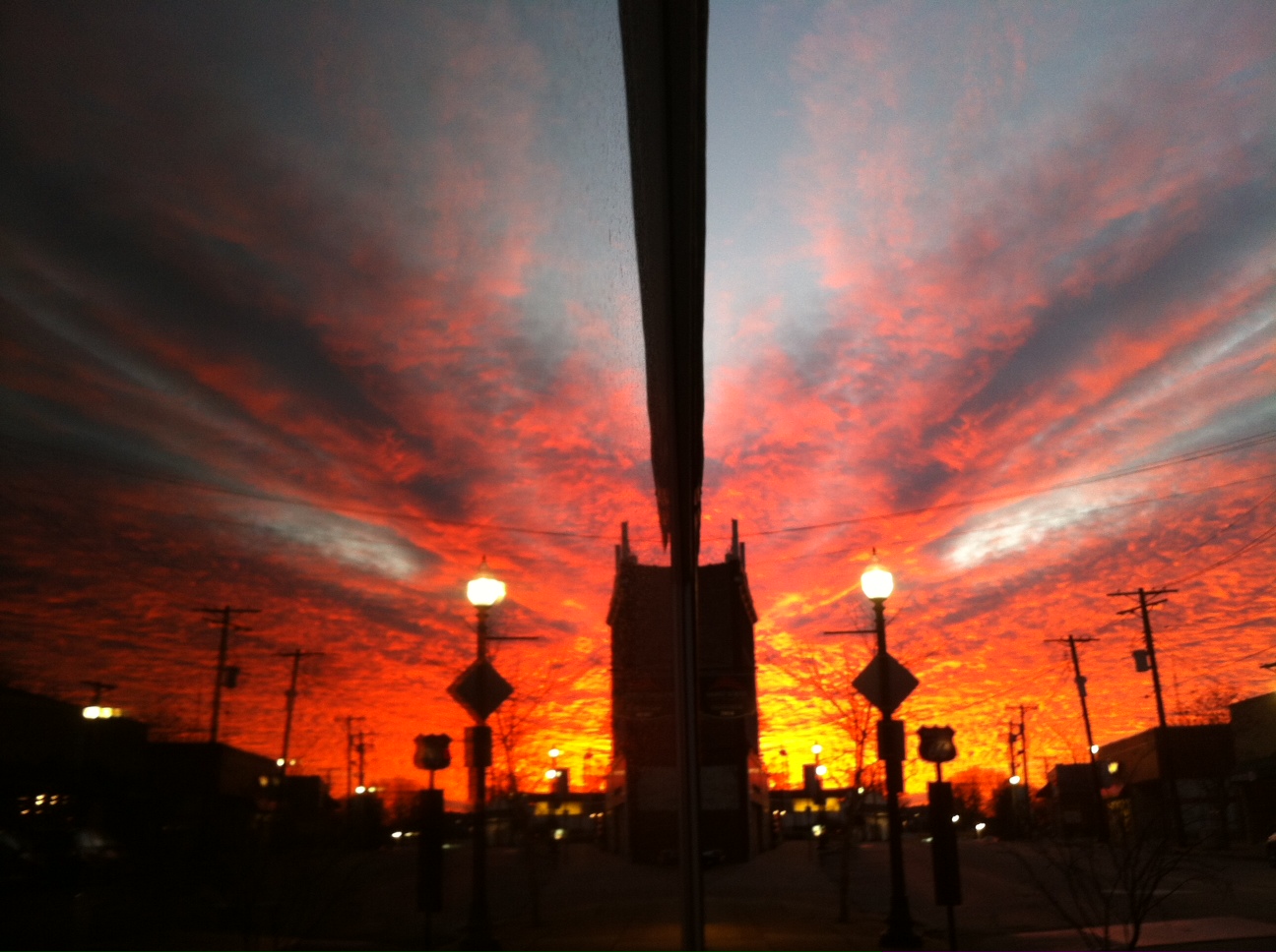 Sunset over Maplewood: Photos