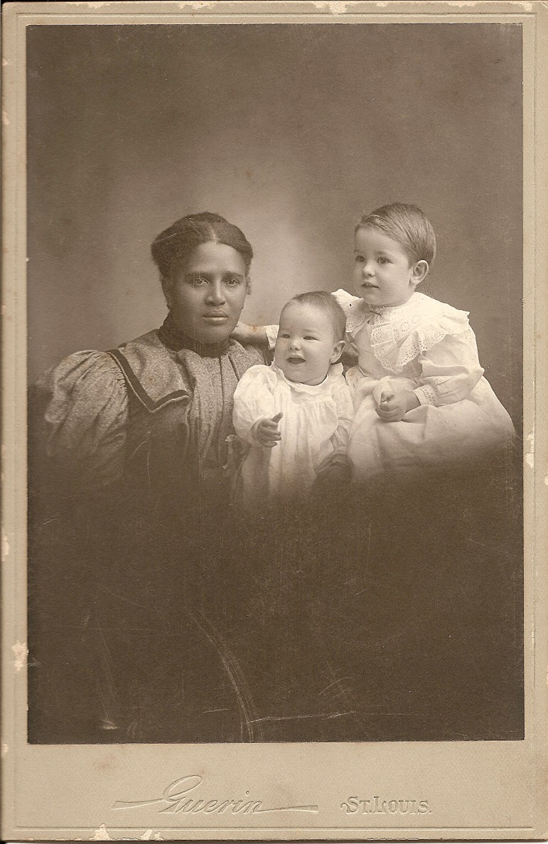 Ella Robinson with Cartmell and Warder Dec. 29,1896. This photo is a true treasure the contributions of African/Americans can be difficult to trace. Ella's name and the exact date on this photo add much needed information to an area sadly lacking.