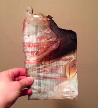 This is the water heater owner's manual that caught fire at the Greens' house.