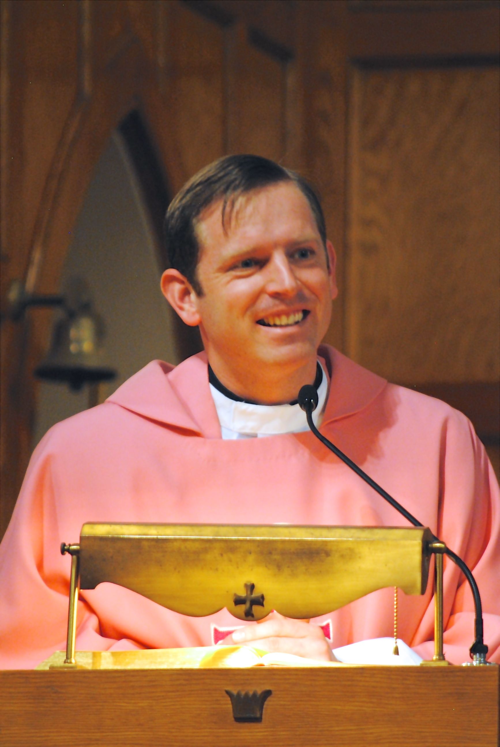 Father Kevin McKenzie celebrates his first mass at St. Mary Magdalen