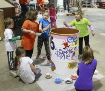 Trash can painting is Saturday in Brentwood.