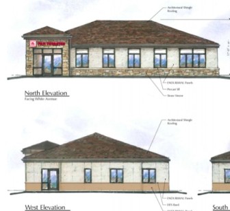The proposed building for Pam Thornton's State Farm agency.