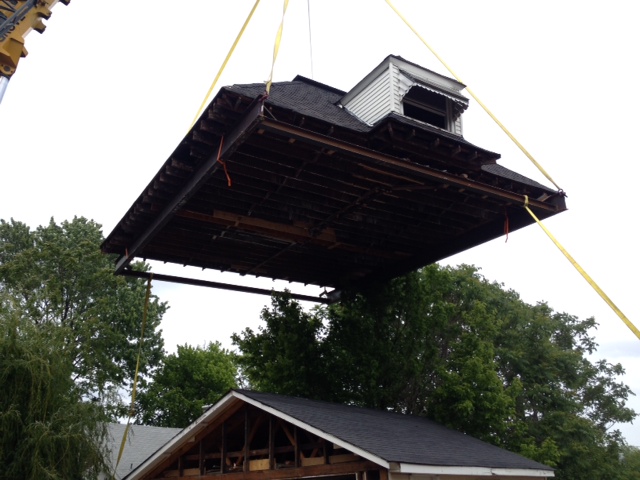 107-year-old roof is lifted, reused on Yale Avenue