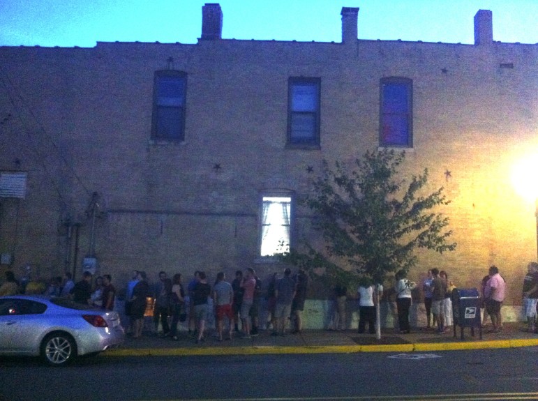 The line for Strange Donuts was a block long Friday night, which isn't unusual. Feast Magazine has nominated co-owner, Corey Smale, as a culinary entrepreneur of the year.