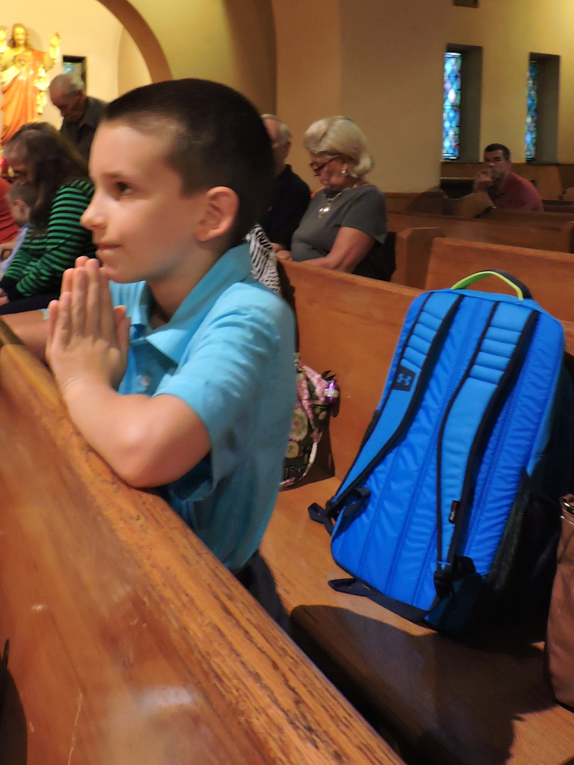 Backpack blessing and open house at Mary Magdalen School