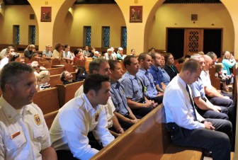 On Friday, September 12, Saint Mary Magdalen Catholic School students from preschool to 8th grade gathered at Mass to celebrate and honor first responders in the area and to thank them for dedicating their lives to ensure the safety of the community.