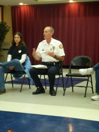 Brentwood Police Chief Dan Fitzgerald addresses traffic concerns.