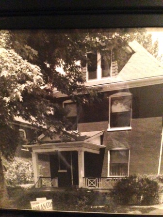 John Hiehaus' house, at 7641 Hazel. He says this old photo shows that there was once a house where Tim Hortons would like to build.