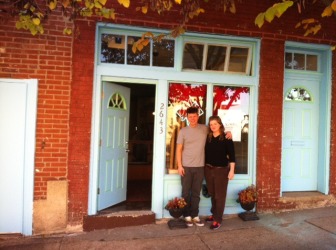 Tufts and Batson, in front of their Maplewood shop.