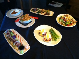 A variety of Bonefish Grill dishes from opening day.