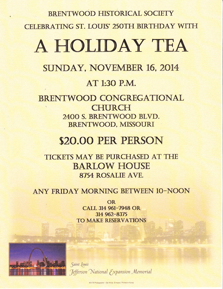 Holiday Tea Nov 2014