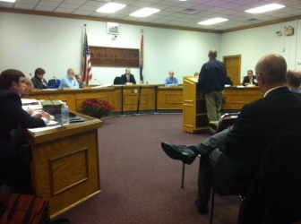 Brentwood Mayor Pat Kelly spoke in favor of Chick-fil-A at the planning and zoning meeting.