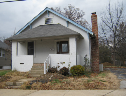 8833 Powell Avenue, Brentwood MO, which was demolished on October 2014.