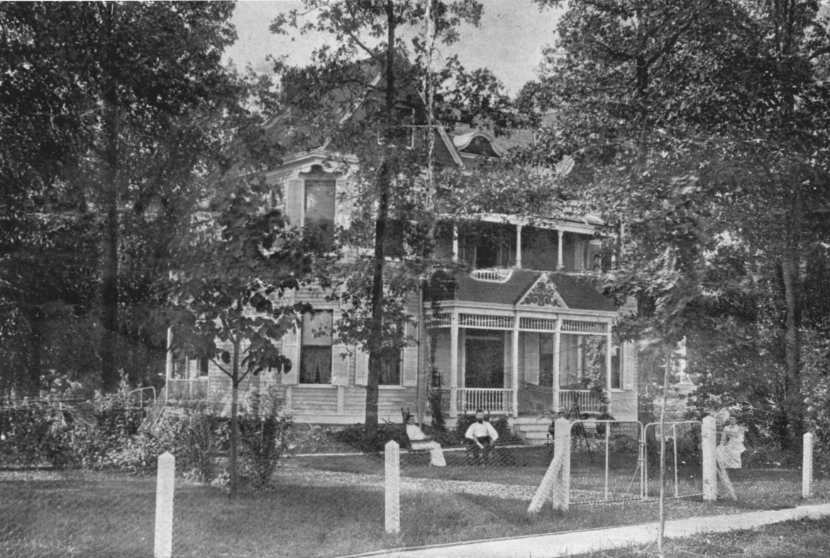 The 1890-91 Huntziker home at 7324 Vine.