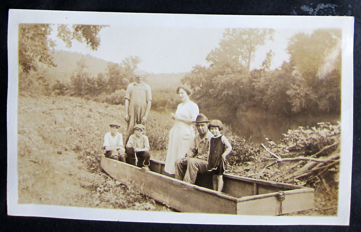 And here is the family on a fishing trip.