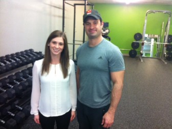 Forward Fitness dietician Suzanne Doerries and owner Mike Klaus