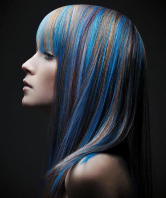 Colored-hairstyle