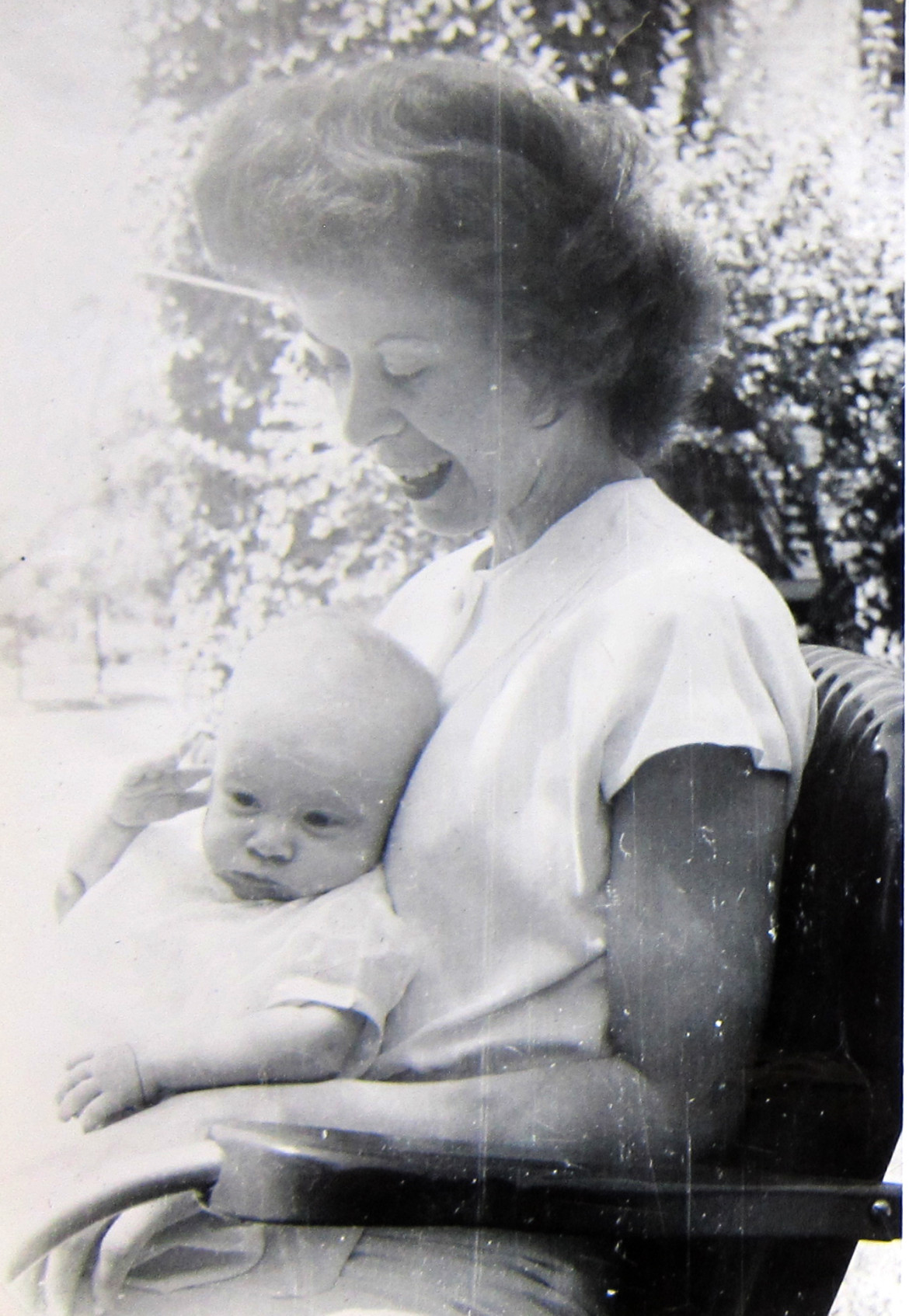 Marjorie and her baby.  From conversations I had with Matt Irwin, I believe her child was a little girl.