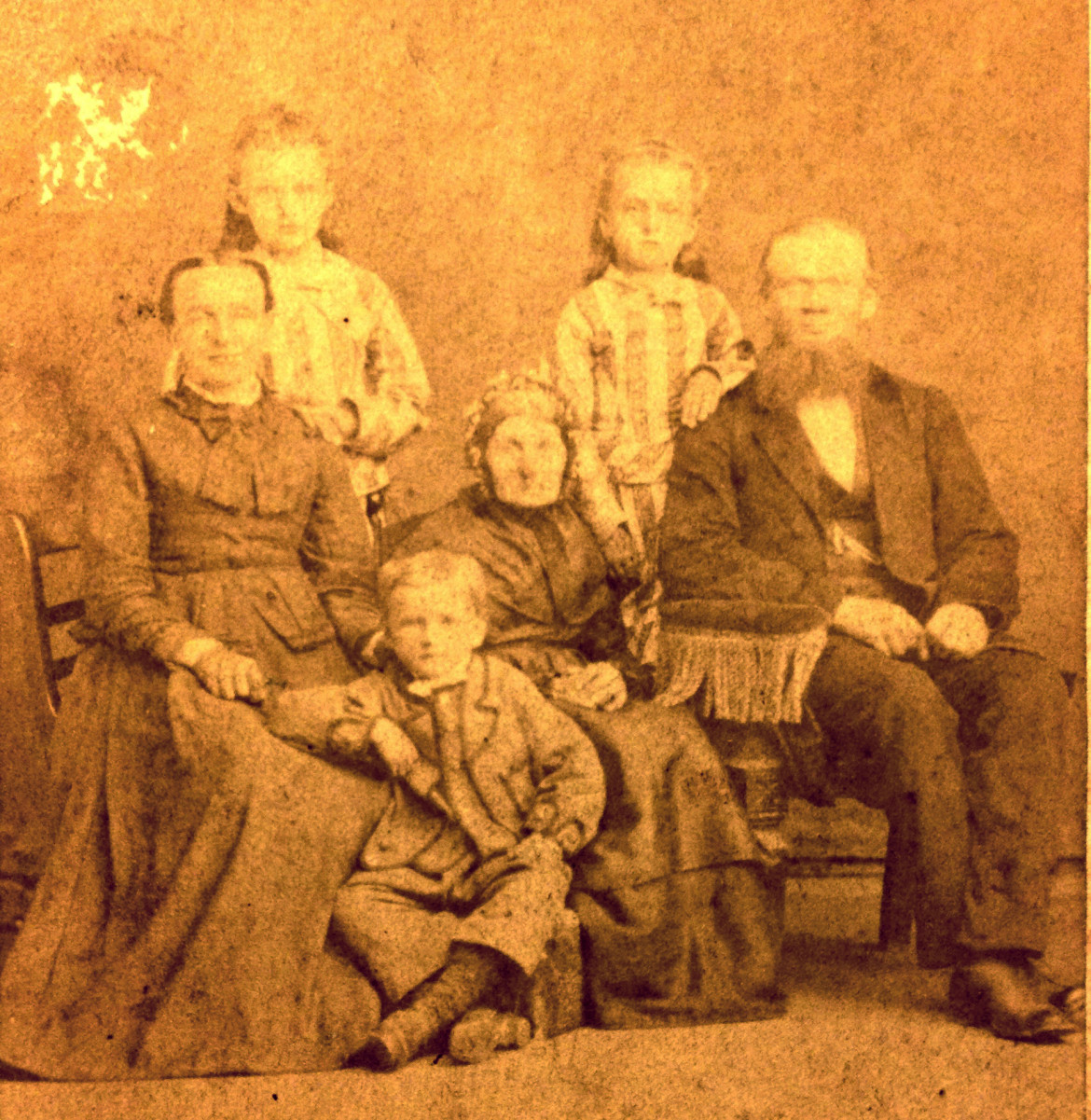 Pat Baker in an email describes the photo above.  "…William's father was Wm "Theodore" F Koester--he and his sibs and parents emigrated from Germany in 1857 and they settled in Manitoba, Canada. Theodore, a saw miller, met and married Catherine Vogt there, but after they had 3 children, for some reason his family alone left Canada and emigrated to Alabama in 1881 to begin farming.  (William Christian Koester is the boy in the photo. DH)