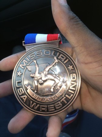 Person took third in the state freestyle tournament.