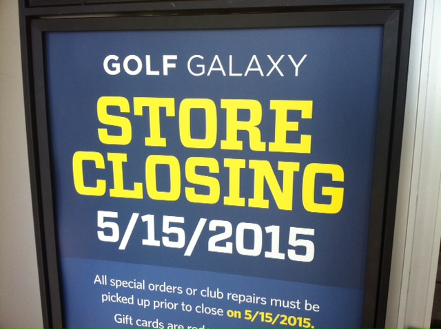 Golf Galaxy to close this week