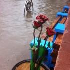 Flash flood at the doorstep of Southwest Diner