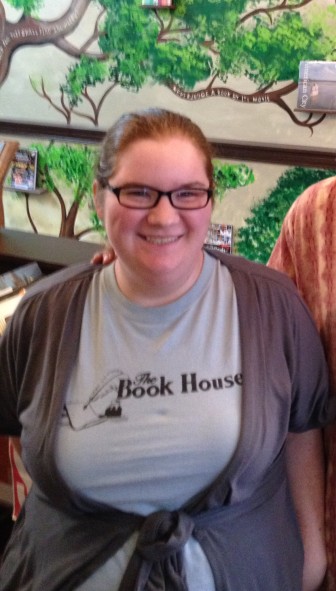 Lindsey Smith, Book House employee, was injured in a traffic accident last week.