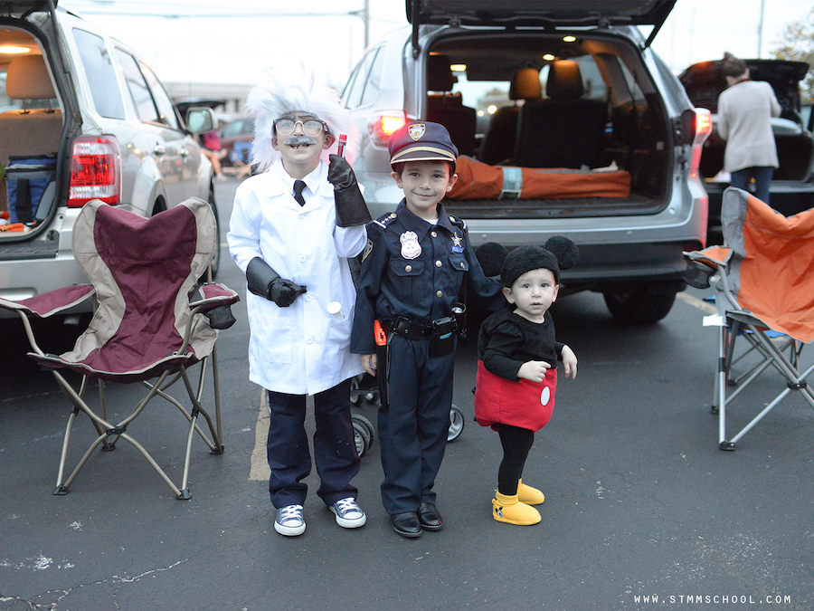St. Mary Magdalen kids trunk-or-treat