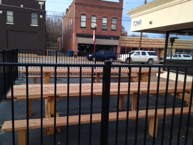 The picnic tables at Robata will need to be removed soon.