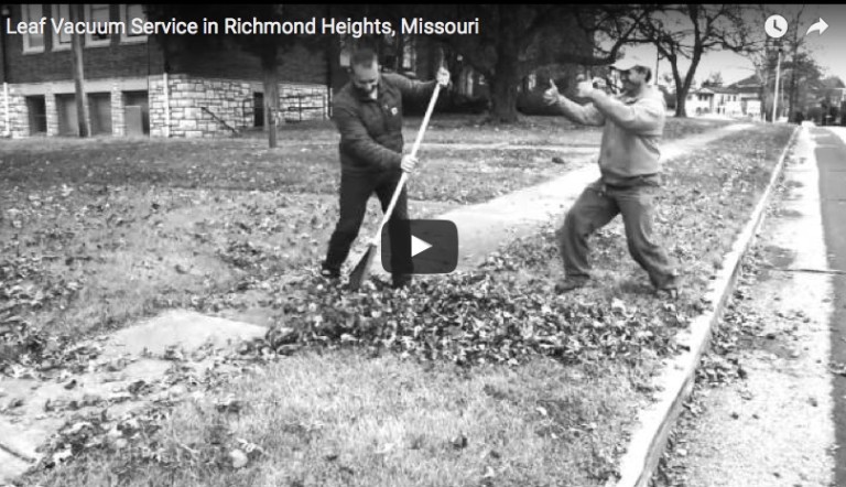 Richmond Heights YouTube: proper leaf raking, new fire truck