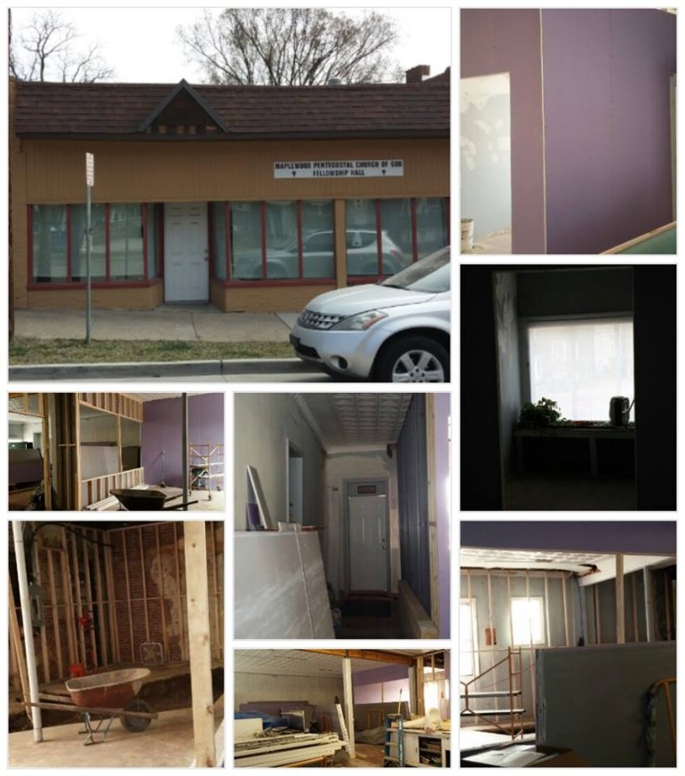 Recent photos of construction for the kitchen at Maplewood Pentecostal Church of God.