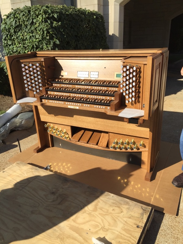 The new organ at St. Mary Magdalen Church