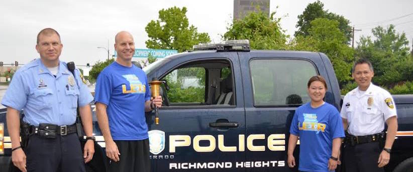Richmond Heights police run for Special Olympics