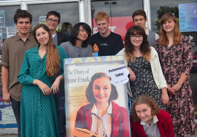 MRH students performed parts of "The Diary of Anne Frank" at The Book House in October.