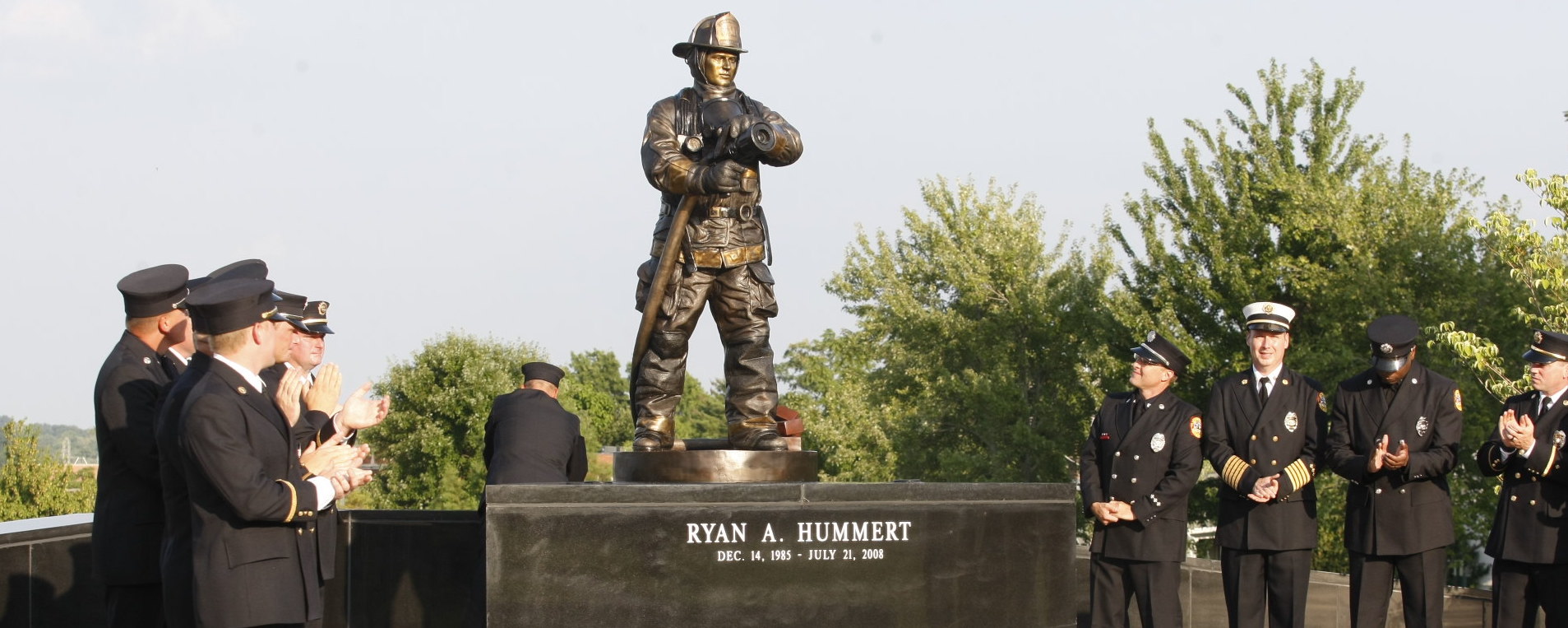 Ryan Hummert sculpture unveiled, dedicated