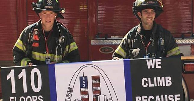 Richmond Heights firefighters climb stairs to honor 9/11 victims