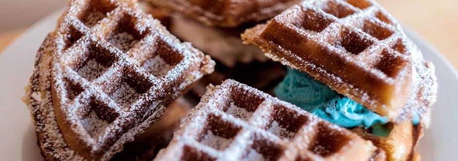 Waffle and ice cream shop sets opening date