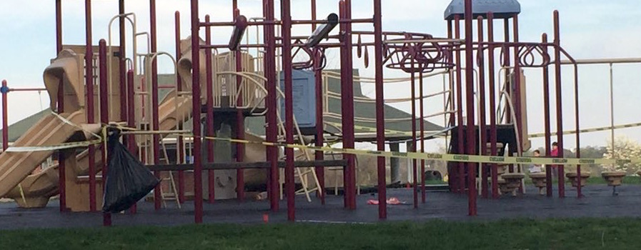 Why Ryan Hummert playground is taped off, Deer Creek too; with an update
