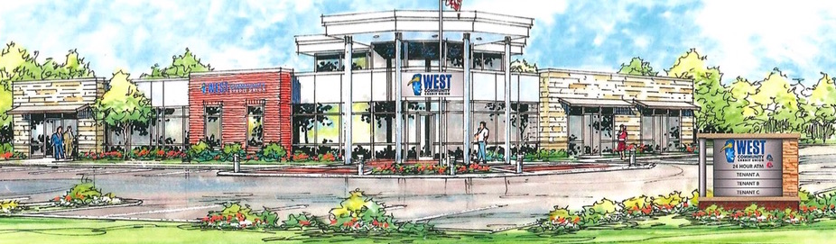 West Community CU to expand; nearby properties rezoned, to be razed