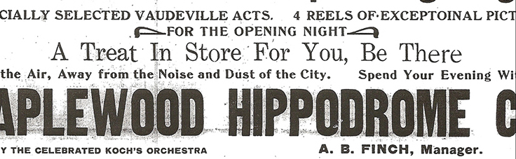 Maplewood History:  The Maplewood Hippodrome