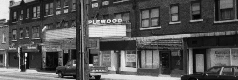 4 views of the Maplewood Theater over the decades
