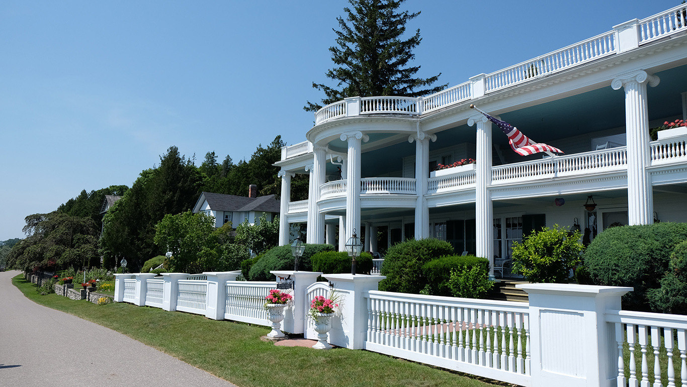 Maplewood History:  Pale Blue Porch Ceilings