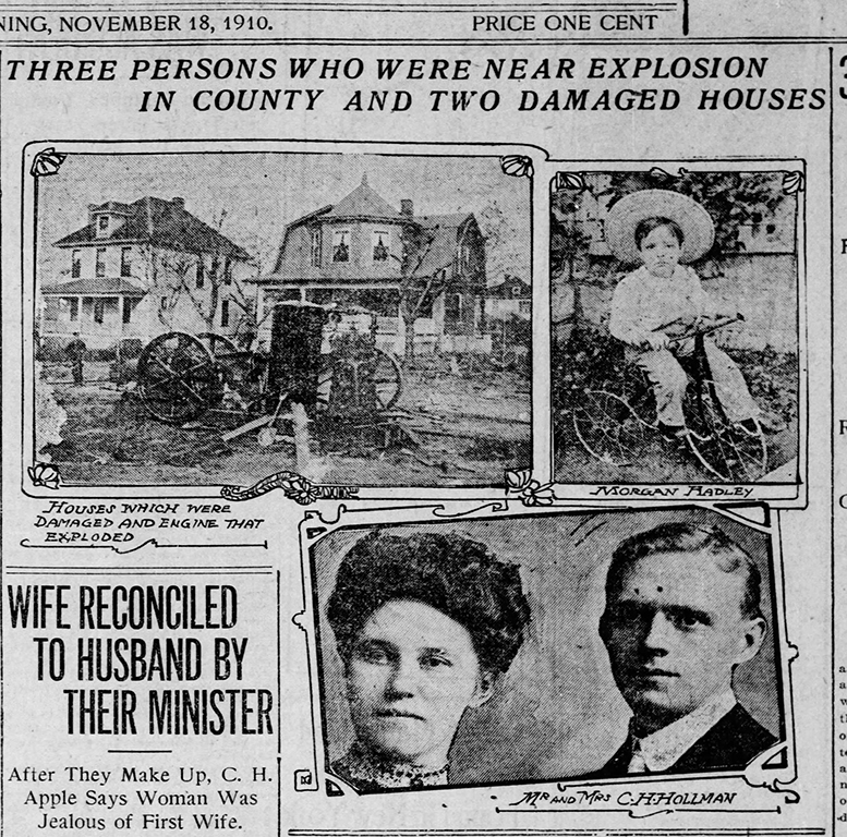 Maplewood History:  A Pre-Big Bang Explosion?  Yep.
